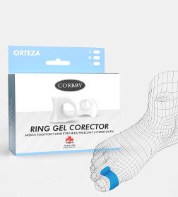 RING GEL CORECTOR interdigital wedge with a ring