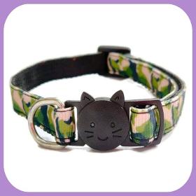 Camouflage Army Print Cat Collar