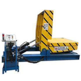 90 degree Hydraulic Steel Aluminium Coil Tipper and Upender