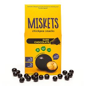 MISKETS Roasted Chickpea Snacks | Dark Chocolate