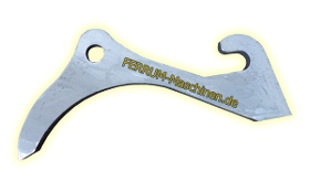 Coupling hook for shovel, suitable for wheel loaders FERRUM DM416 x4 & DM625x4