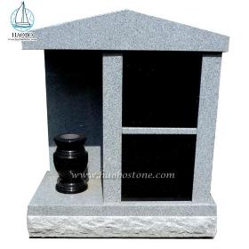 Haobo Stone Granite Personal Columbarium 2 Crypts Cemetery Columbarium