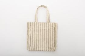 Striped shopping bag