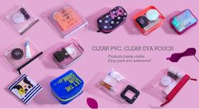 clear PVC, EVA pouch collection