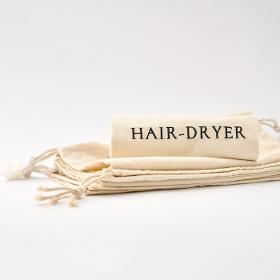 Natural Cotton Hair-Dryer Bag