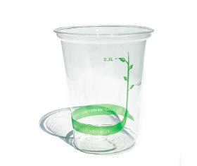 BIO plastic cups 300 ml - 1000 pcs