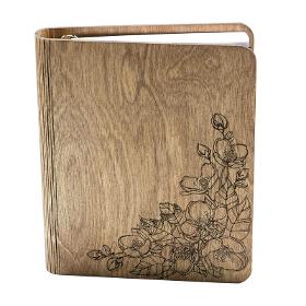 Wooden notebook Spring