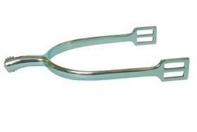 Stainless steel horse spur with rowel