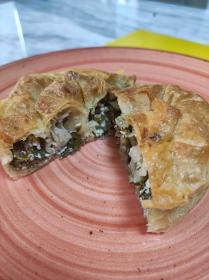 pastry with spinach