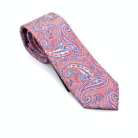 Men's 100% Silk Tie, Handmade in Italy, 150x7cm