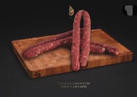 400g vacuum-packed cured sausage with pepper or chili pepper