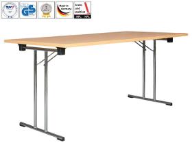 Folding table Exklusiv with HPL table top