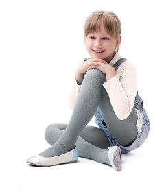Kids patterned tights made of microfiber producer