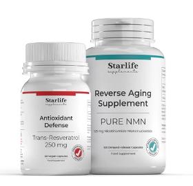 Starter Pack, NMN & Trans-Resveratrol Capsules