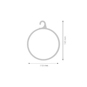 108g Plastic Ring With Hook Diam. 110mm