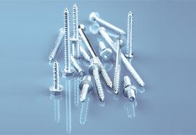 Screw for construction with special thread; to length 280mm