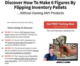 Discover How To Make 6 Figures By Flipping Inventory Pallets