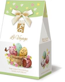 EMOTI Chocolate Eggs Sugar Coated with hazelnut filling, 75g