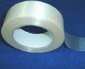 Polypropylene adhesive tape reinforced with fiberglass mesh