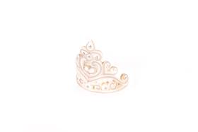 Confectionery Decoration Crown Silver 