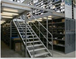 Stairs for mezzanine floors
