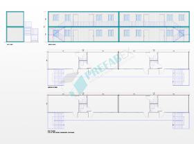 Two Storey Modular Dormitory Container -138 M² 