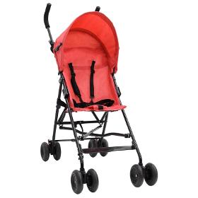 Children's buggy steel red and black