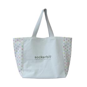 Ultra Durable Canvas Dot Printed Grocery Shopping Bag