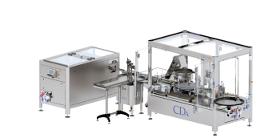 Automatic filling, screwing and labelling monobloc 