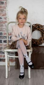 Girls' microfibre patterned tights producer