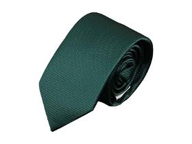 Green microfiber men's ties - Handmade in Italy, 150x7cm