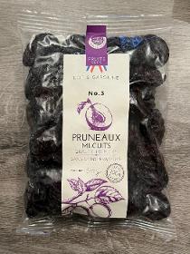 Semi-cooked prunes