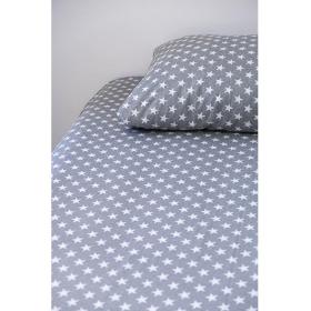Printed stars sleep knit bed linen set