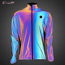 Men Fully Colorful Reflective Cycling Jacket Dvj139
