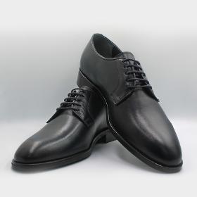 Genuine Leather Matte Navy Blue Shoes