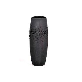 Black style | Floor Vase | Large Handpainted Glass Vase for Flowers | Room Decor