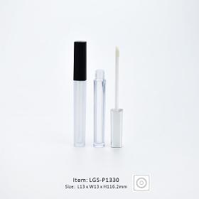 Slim square lip gloss tube