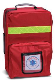 Sherpa backpack red, empty (520 x 320 x 240 mm)