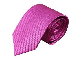 Men's 100% silk tie, handmade in Italy, 150x7cm, pink