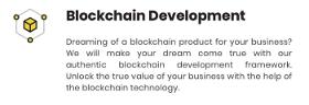 Blockchain development