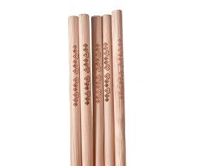 Bamboo straws - 5 pieces