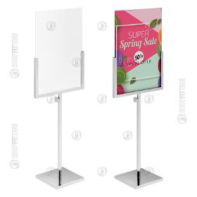TD 145 A4 METAL TABLE SIGN HOLDERS FOR PRICE TAG