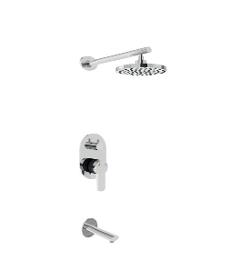 Two outlets round concealed shower set | lav009