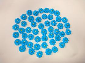 Mono Blue Daisy 50 Pcs (50 Pcs / Box)