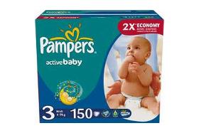 Pampers active baby 3 box
