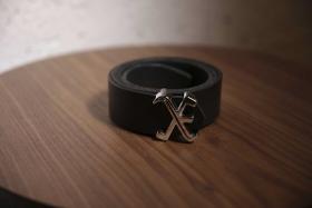 Leather belt