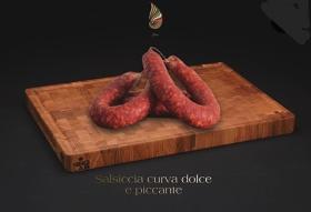 400g vacuum-packed cured sausage with pepper or chili pepper