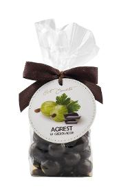 Gooseberries in dark chocolate 100g