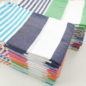 Turkish towel Pool bicolor stripes