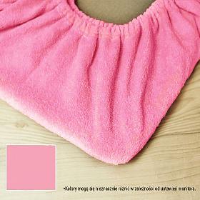 Thick FROTTE sheet with elastic band - 22 baby pink